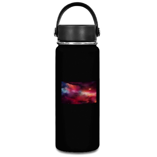 Galaxy nebula abstract design Vacuum Flask