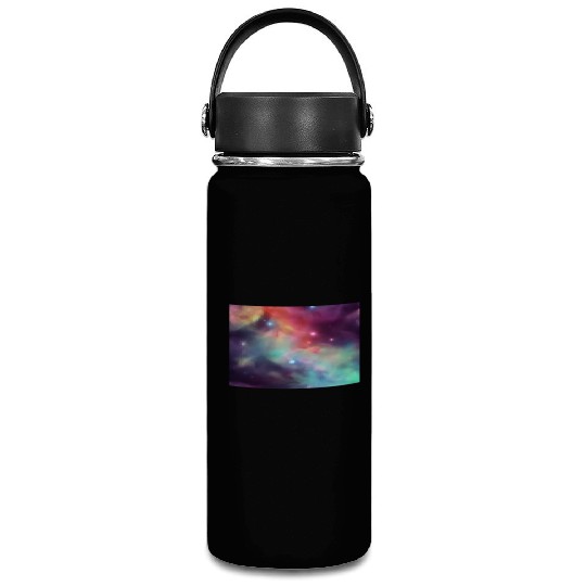 Galaxy nebula abstract design Vacuum Flask