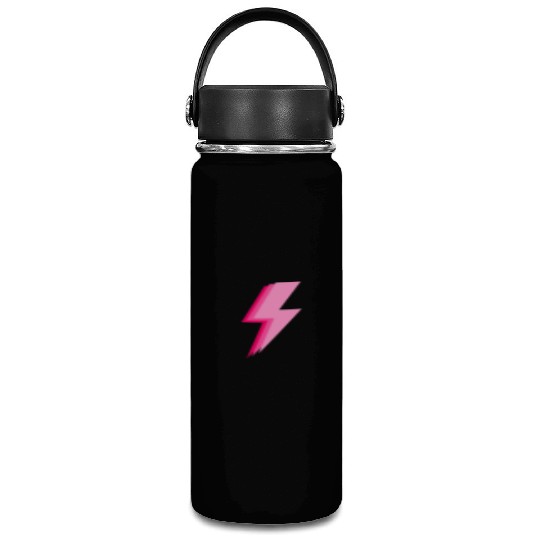 Layered trendy hot pink and light pink lightning Vacuum Flask
