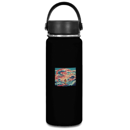 Retro Wave Nostalgia Vacuum Flask