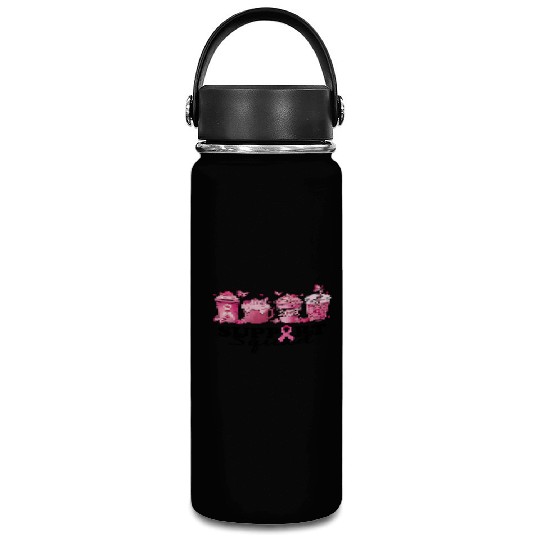 breast cancer coffee support squad Vacuum Flask