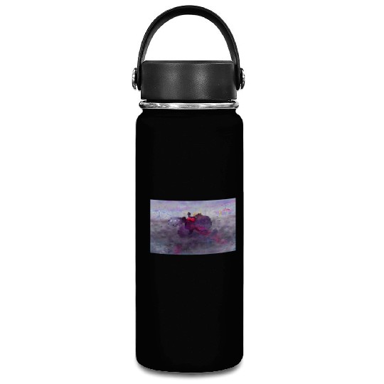 Mothman and Bessie the Lake Erie Monster's Vacay Vacuum Flask