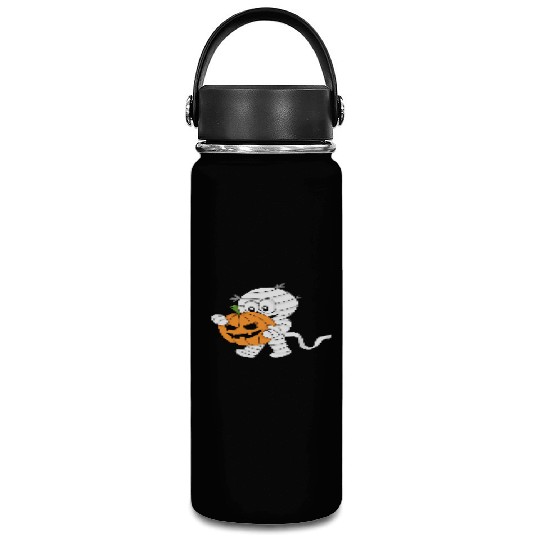 Boo with pumpkin Vacuum Flask - Funny Halloween