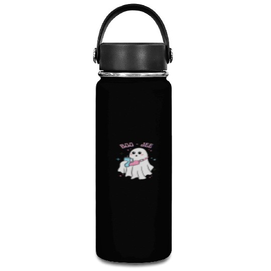 BOO-JEE Spooky Cute Ghost Halloween Costume Design Vacuum Flask