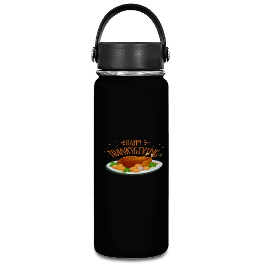 Happy Thanksgiving Vacuum Flask