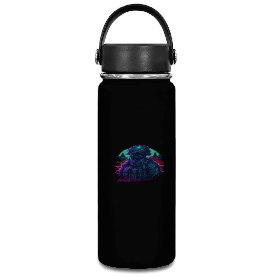 A neon Veterans Day vector Vacuum Flask