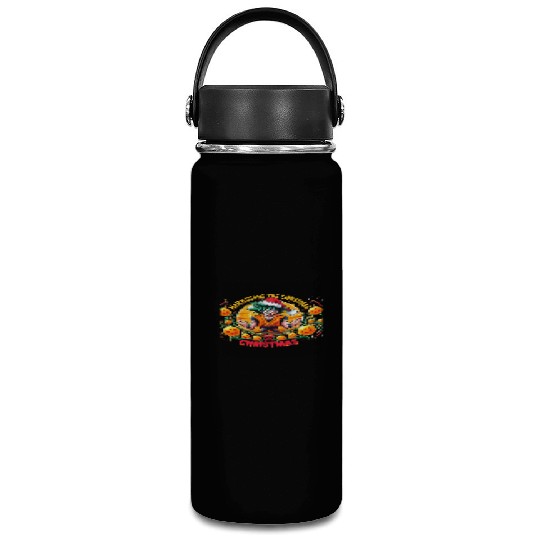 Funny Goku Christmas festival Vacuum Flask