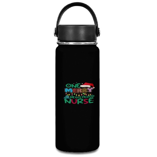 One Merry Registered Nurse Christmas Vacuum Flask