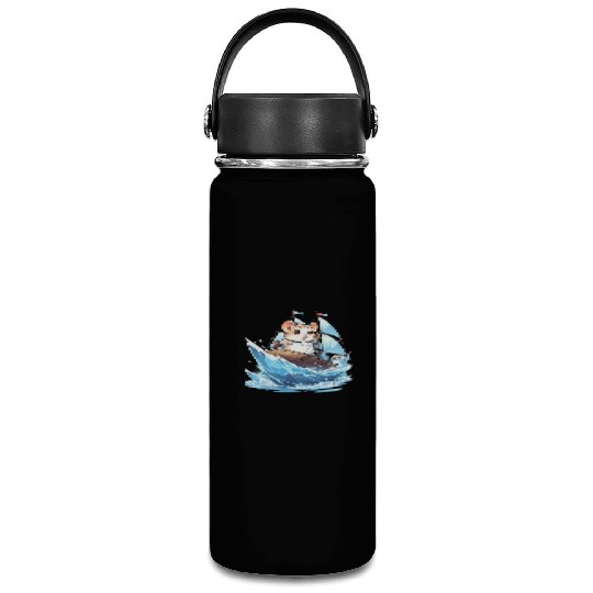 Ice Sailing Hamster Ice Sailor Ice Boating Vacuum Flask