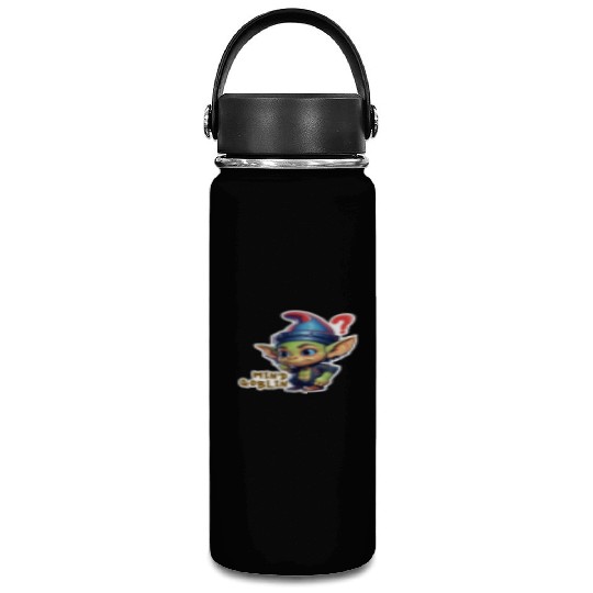 Funny Green Goblin Monster - Mind Goblin Deez Nuts Vacuum Flask