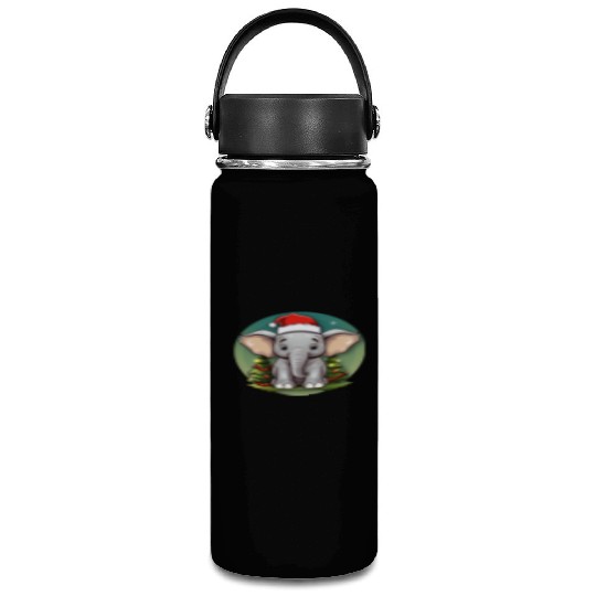 Elephant Christmas Vacuum Flask