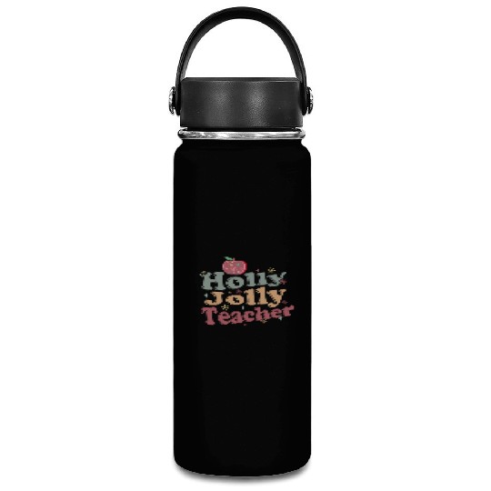 Holly Jolly Teacher Vacuum Flask