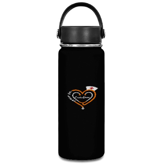 Cardiac Nurse Halloween Stethoscope He Rn Vacuum Flask