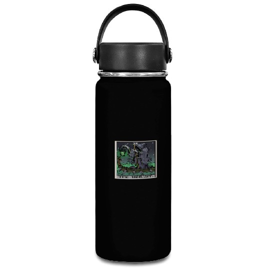 The Hermit Tarot Card Gothic Halloween Grim Reaper Vacuum Flask