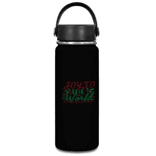 Joy To The World Christmas Vacuum Flask