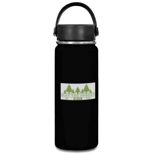 May The Forest Be With You Vacuum Flask