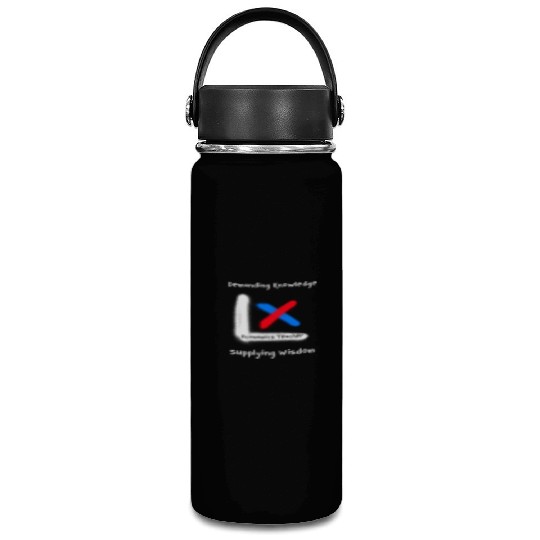 Demand Knowledge, Supply Wisdom Economics Teacher Vacuum Flask
