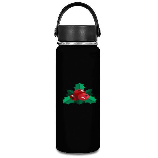 mistletoe christmas Vacuum Flask