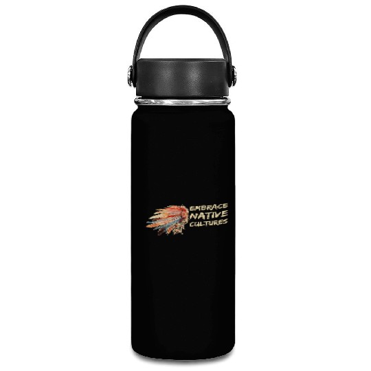 Embrace Native Cultures National Indigenous People Vacuum Flask