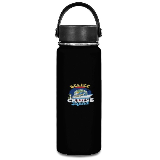 Belize Cruise Squad Family Vacation Trip Vacuum Flask