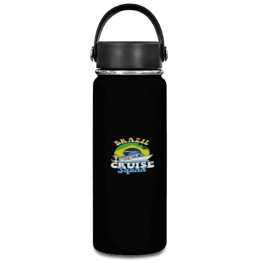 Brazil Cruise Squad Family Vacation Trip Vacuum Flask