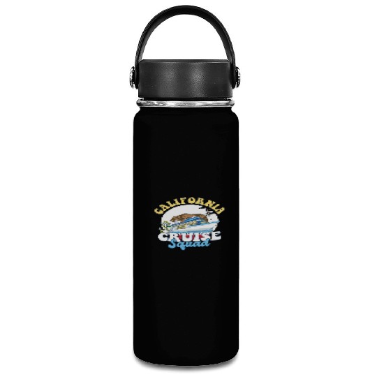 California Cruise Squad Family Vacation Trip Vacuum Flask