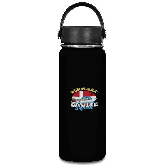 Denmark Cruise Squad Family Vacation Trip Vacuum Flask
