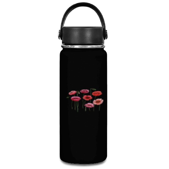 Poppies, spring bloomers, summer, flower, vintage. Vacuum Flask