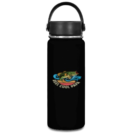 Reel Cool Papa Fishing Captain Gift Vacuum Flask