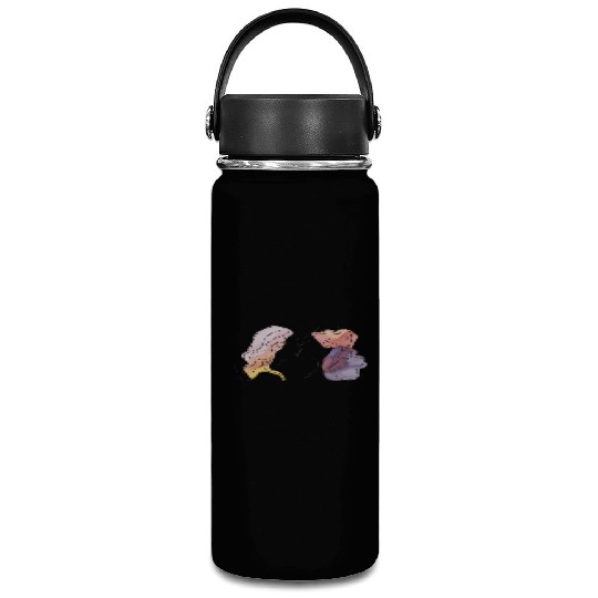 Lesbian Couple Simple Minimalistic Drawing Vacuum Flask