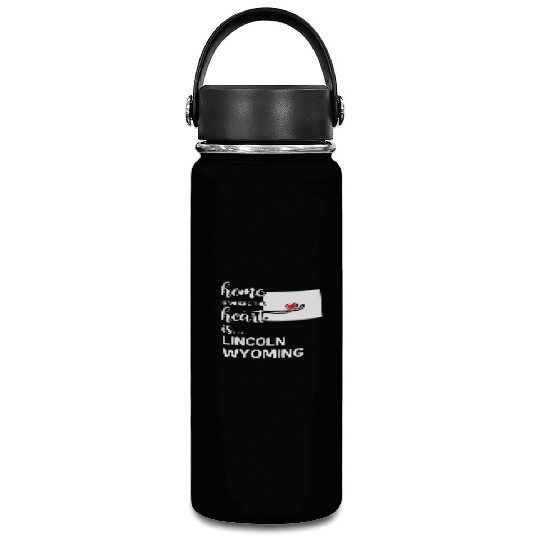 Lincoln County Wyoming Is Where My Heart IsGift Vacuum Flask