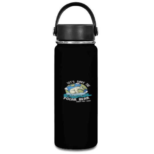 Save The Polar Bear Vacuum Flask