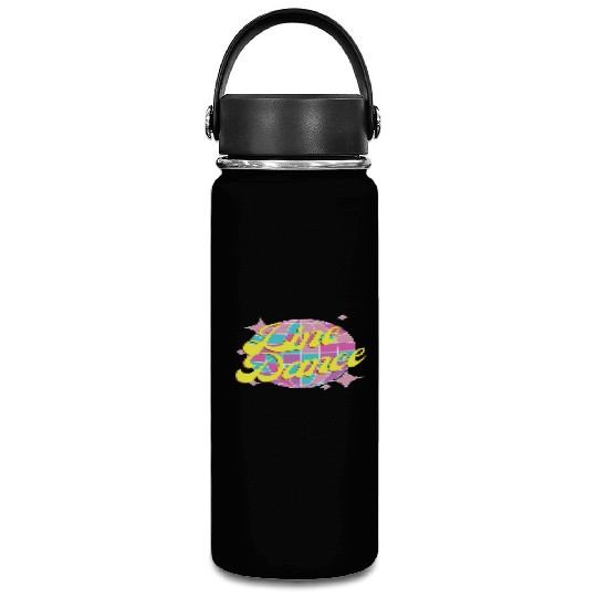 Line dance disco ball in fun neon party colors Vacuum Flask
