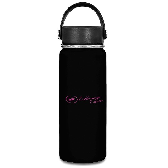 ALIA Library Love Neon Pink Solid Vacuum Flask