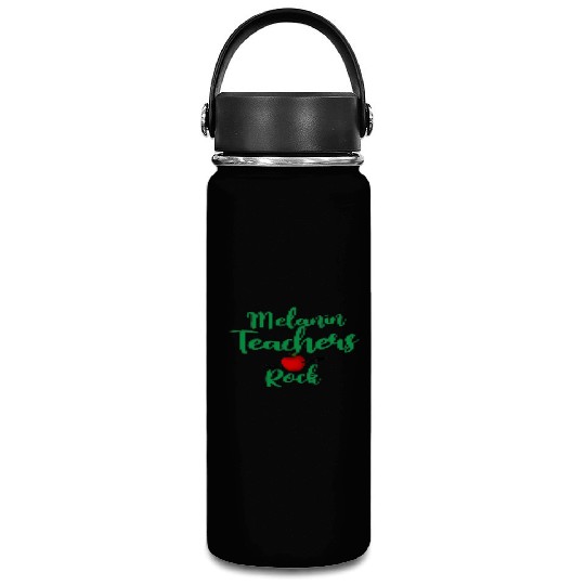 melanin teacher rock for light Vacuum Flask