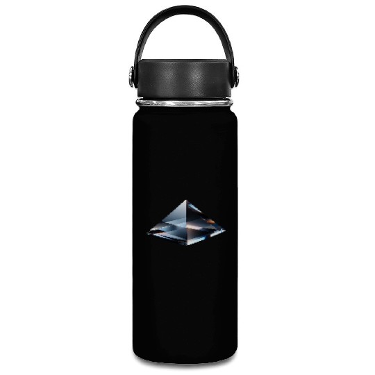 Reflective Glass Pyramid Vacuum Flask