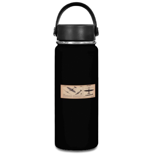 Spitfire Recognition Sheet Vacuum Flask