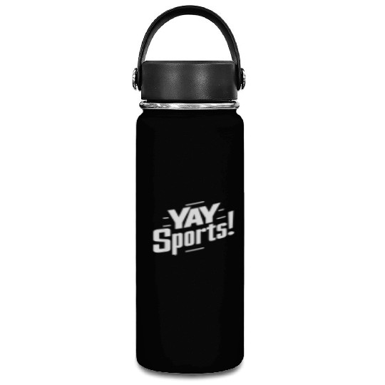 Yay Sports Funny Sarcastic Saying Slogan Vacuum Flask