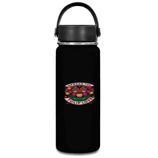 Tulips Tulip Flower Yes I Talk To Tulips Vacuum Flask