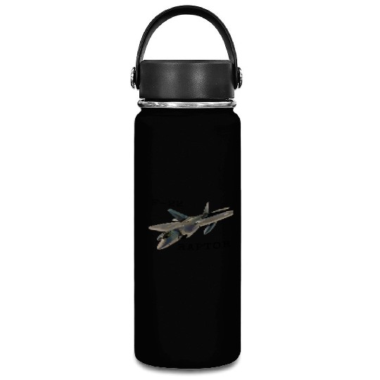 Air Force F-22 Raptor Fighter Jet Military Pilot Vacuum Flask