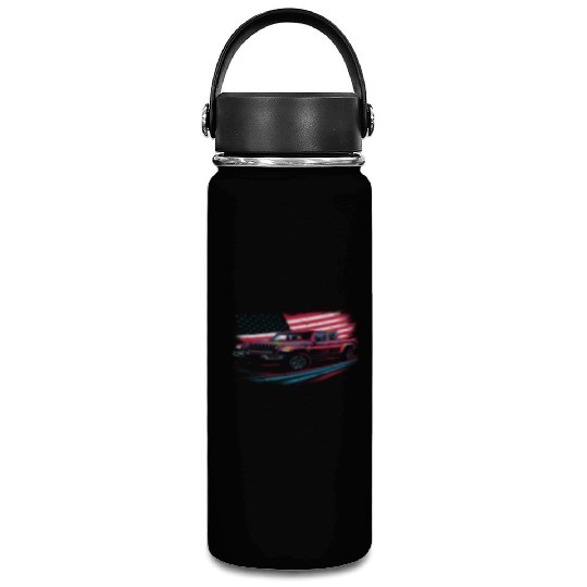 Jeep Gladiator JT US Flag Vacuum Flask
