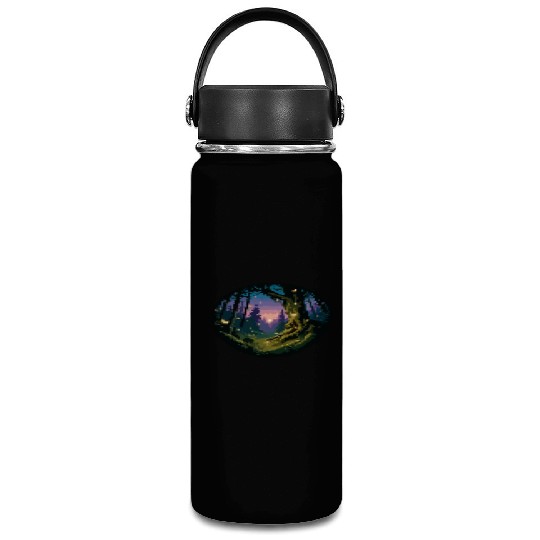 Enchanted Forest: Mystical Twilight Vacuum Flask
