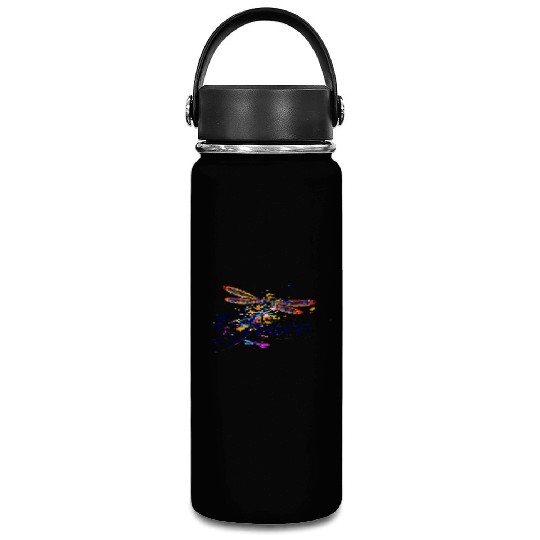 Amazing Grace Dragonfly splatter Vacuum Flask