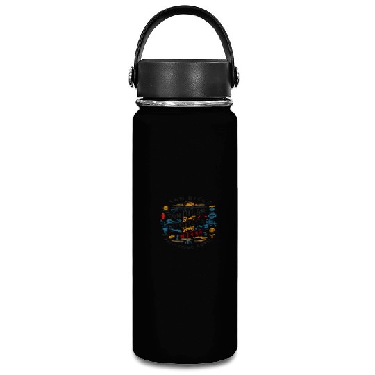 San Diego Registered Nurse Skyline Tribute Graphic Vacuum Flask