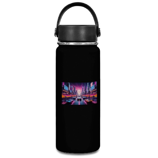 Neon Nostalgia 2084 Vacuum Flask