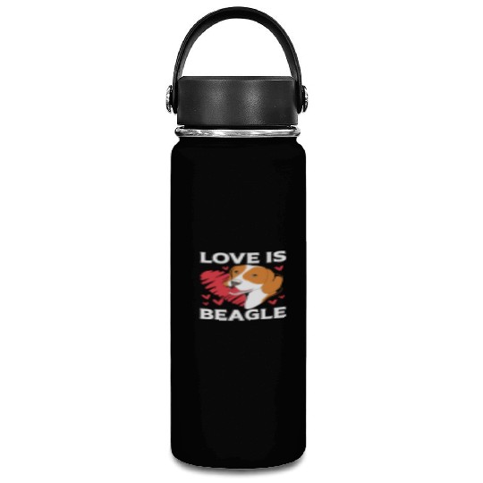Beagle Dad Papa Dog I Love My Beagle Vacuum Flask