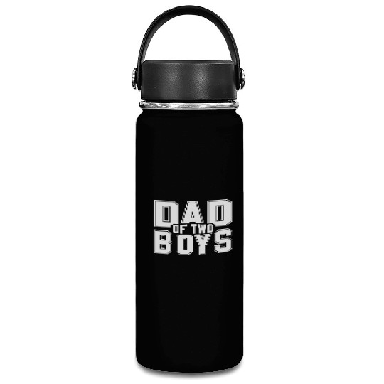 Funny Dad of 2 Boys Father's Day Vacuum Flask