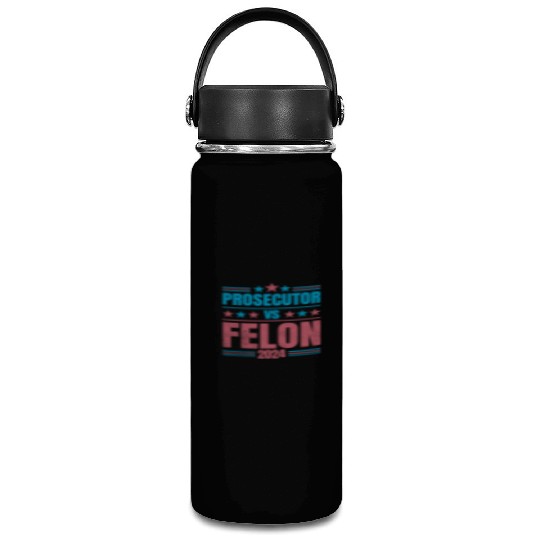 Prosecutor vs Felon Funny Vacuum Flask