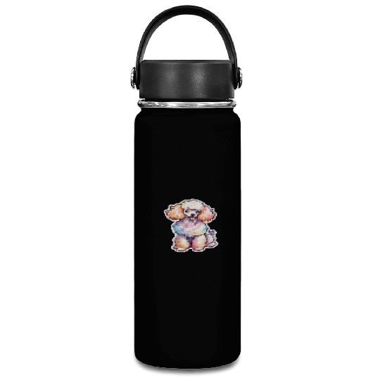 Poodle Watercolor Vacuum Flask