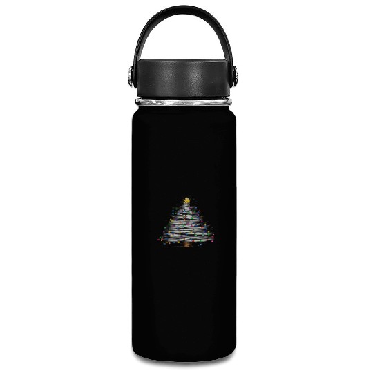 Christmas Light Tree Holiday Vacuum Flask